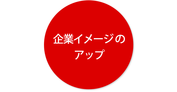 企業イメージ の アップ